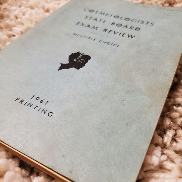 1961 Vintage Cosmetology State Board Exam Review Multiple Choice Book - Picture 3 of 9